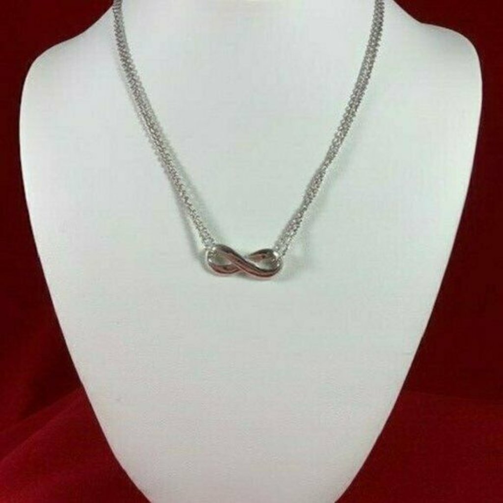 James Avery Retired Sterling Silver Infinity Necklace